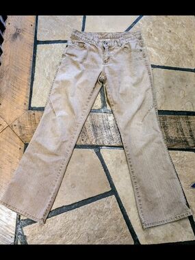 Prana Women's  Beige Straight-Leg Jeans